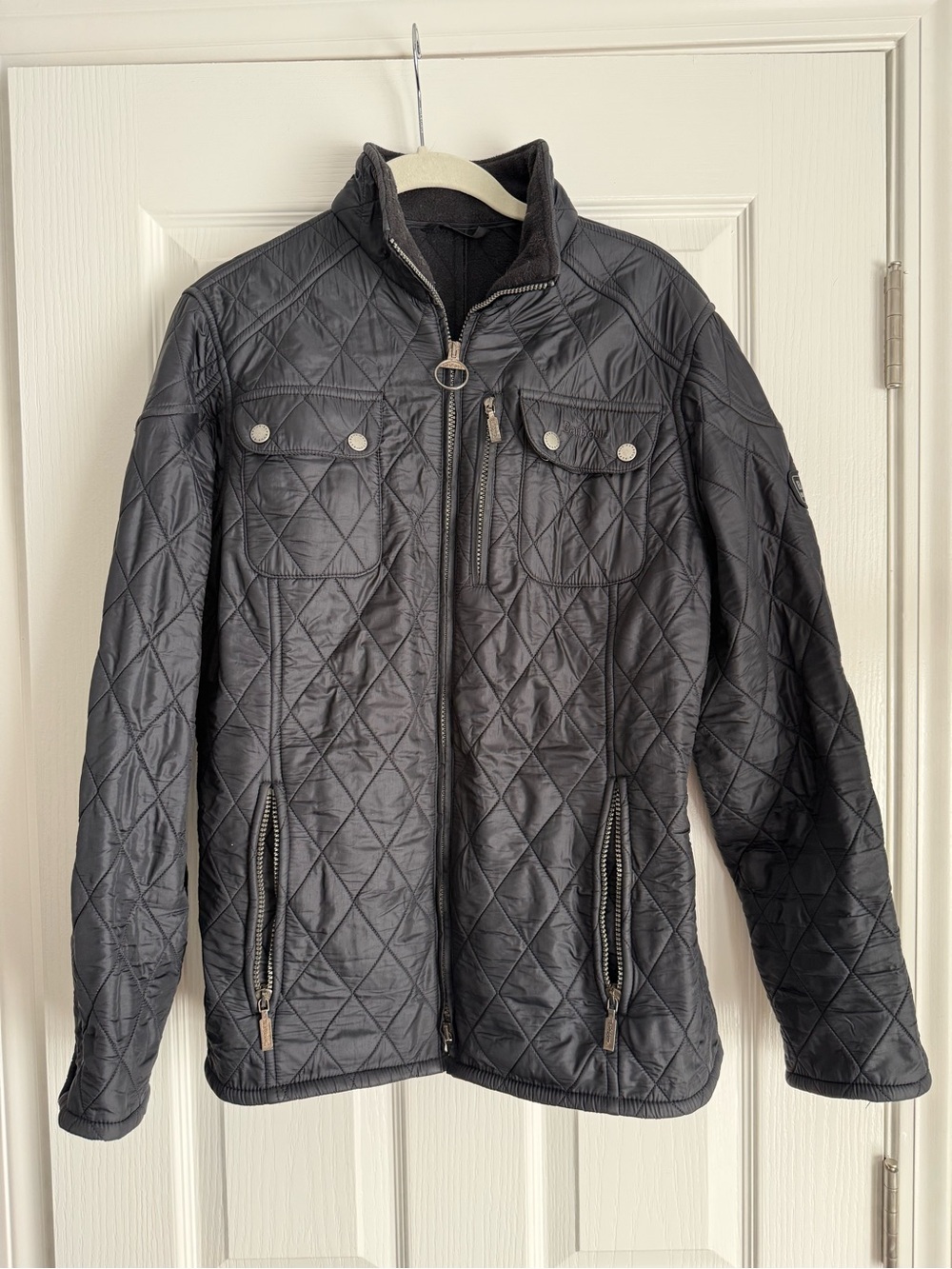 Women’s Barbour Fleece Lined Jacket - Black Size 10